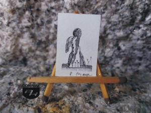 Key nr 6 grafika 1,90 cm x 2,80 cm autor Robert Marek Znajomski 2014