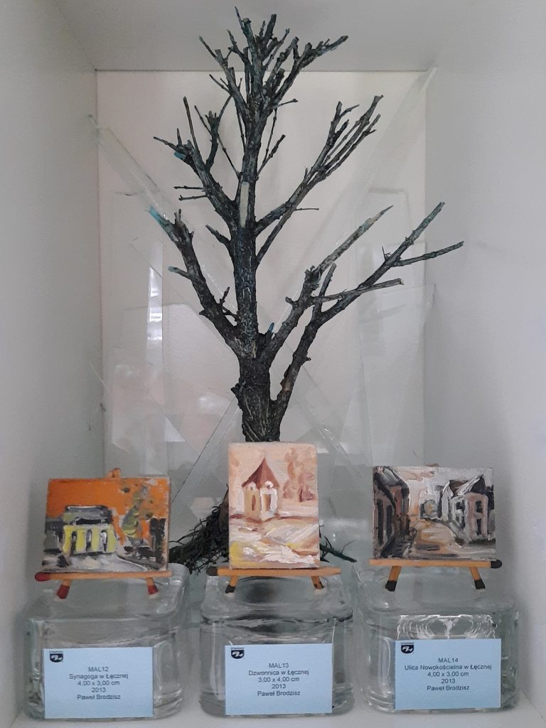 wystawa Synagoga w Łęcznej Dzwonnica w Łęcznej Ulica Nowokościelna w Łęcznej obrazy olejne na płótnie Paweł Brodzisz 2013
